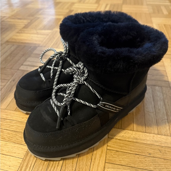Emu Blurred Sheepskin Lined Snow Boots - Picture 4 of 6